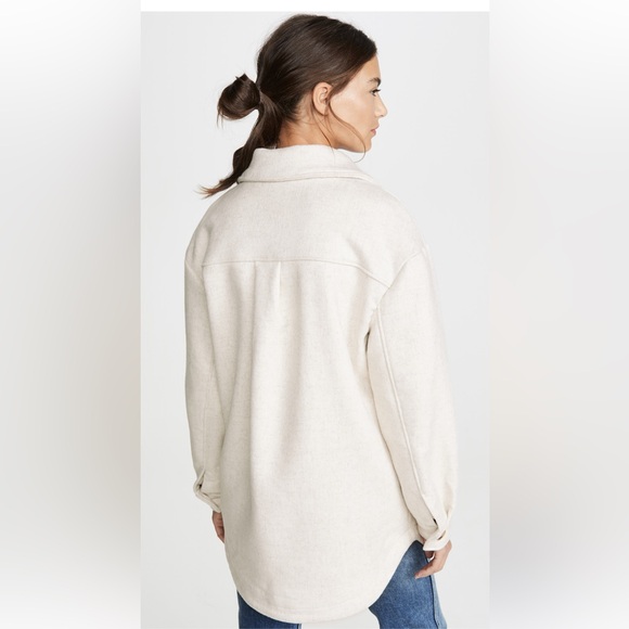 Line & Dot Drew Wool Blend Shacket - Picture 2 of 12